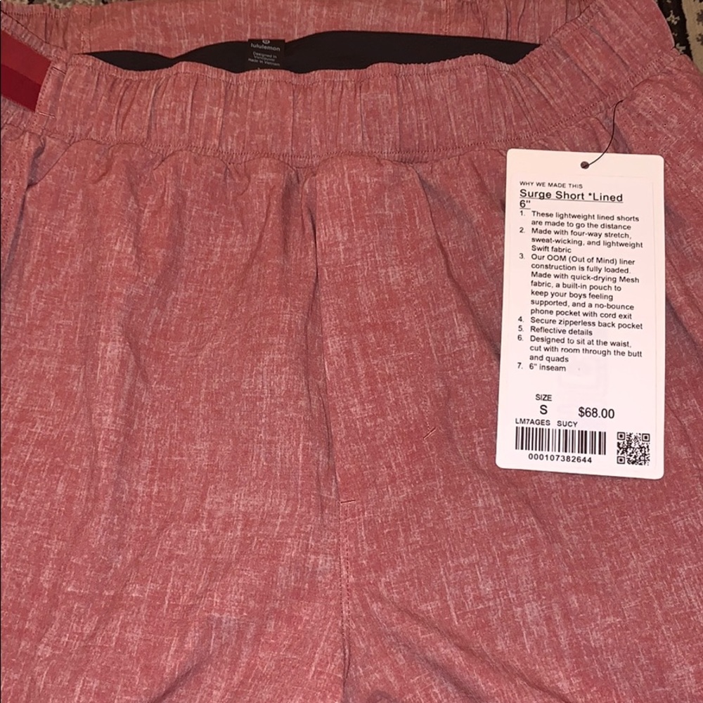 Lululemon surge shorts